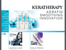 Tablet Screenshot of keratherapy.nl